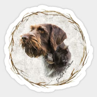 German Wirehaired Poynter's thoughts Sticker